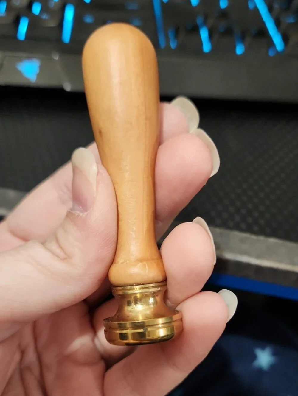 Brass Birthday Cake Wax Seal Stamp